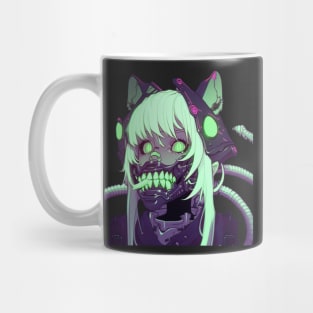 Lovecraft Anime Catgirl Biomech Mug